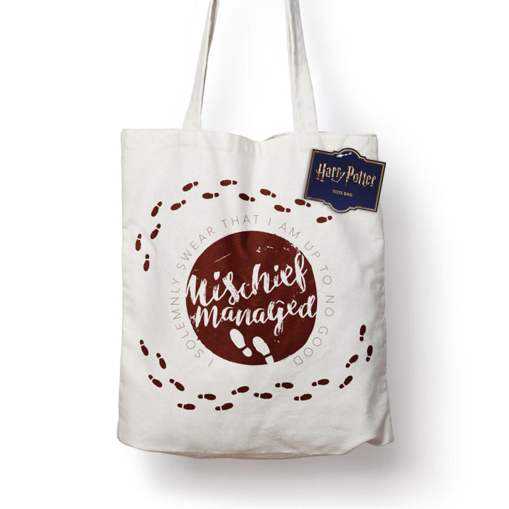 Harry Potter Bolsa Mapa del Merodeador de algodón