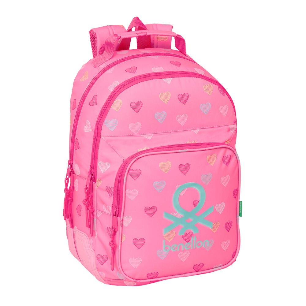 Mochila Heart Benetton 42cm adaptable Frikytopia