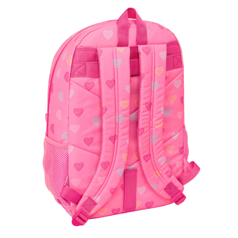 Mochila Benetton Heart 46cm adaptável