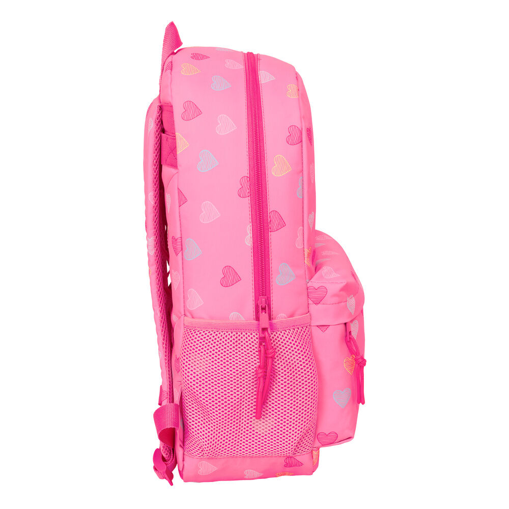 Mochila Benetton Heart 46cm adaptável