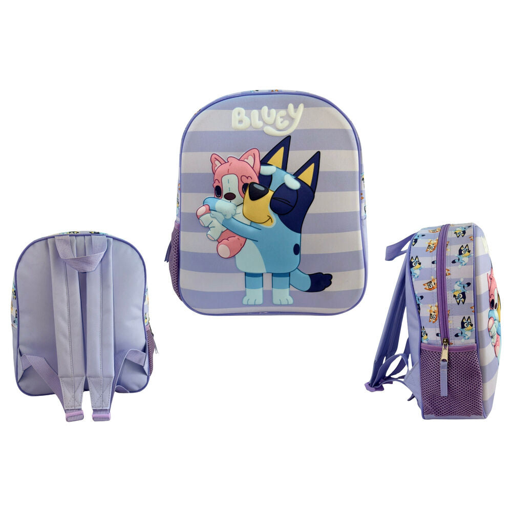 Mochila 3D Puppy Bluey 30cm Frikytopia