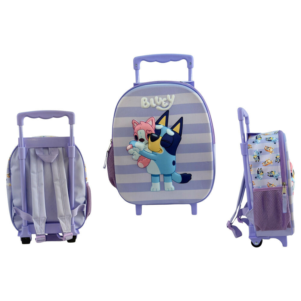 Trolley 3D Puppy Bluey 32cm Frikytopia