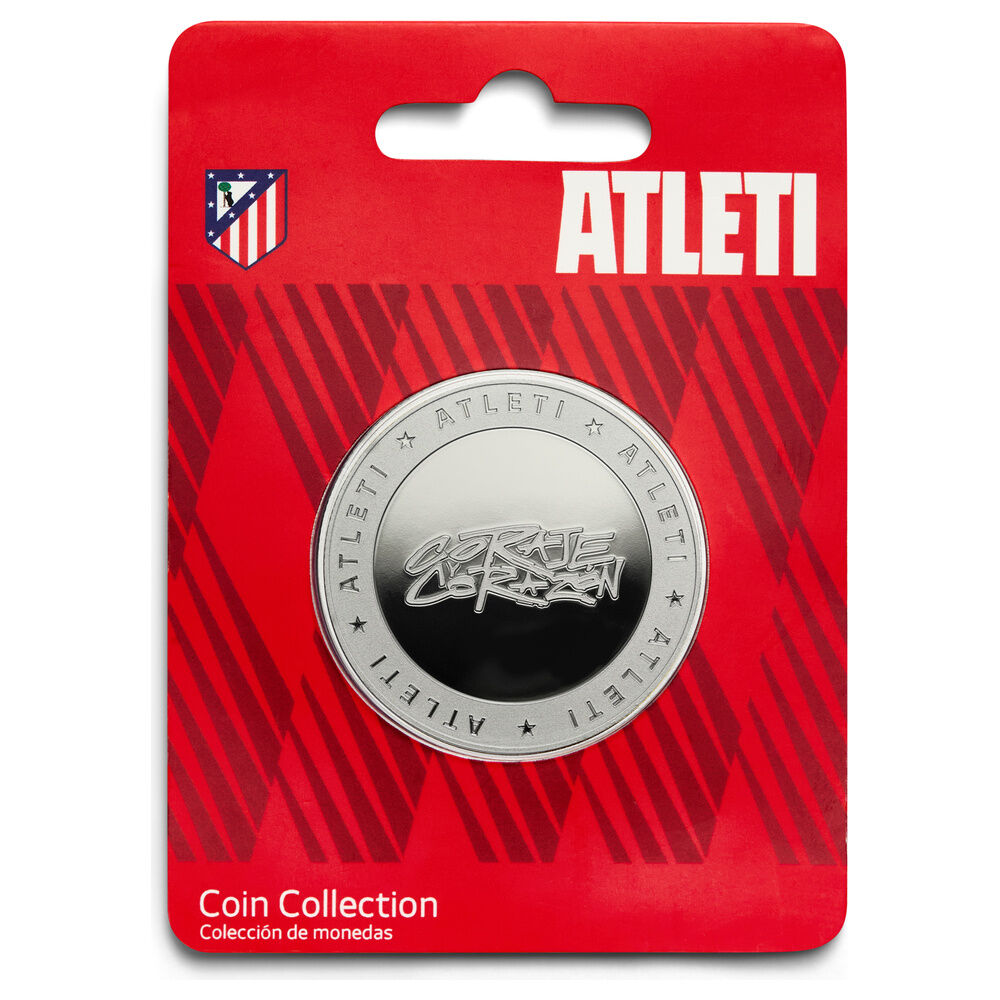 Moneda Coraje y Corazon Atletico de Madrid Frikytopia