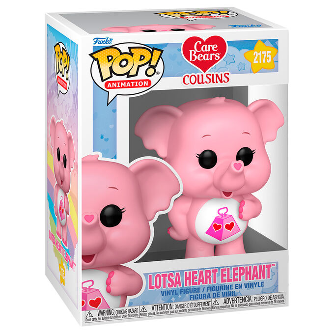 Care Bears Figura POP! Animation Vinyl Lotsa Heart Elephant 9 cm