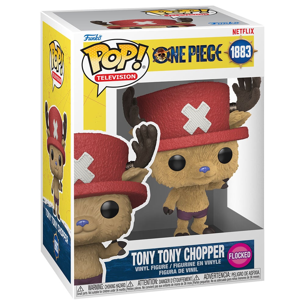 Funko pop tv: one piece tony tony chopper (flocked) (live action)