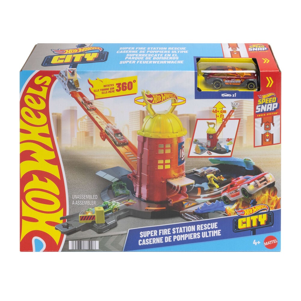 Estation de Bomberos Hot Wheels City Frikytopia