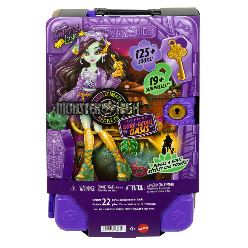Monster High Skulltimate Secrets Muñeca Destination: Gore-geous Oasis - Jinafire Long