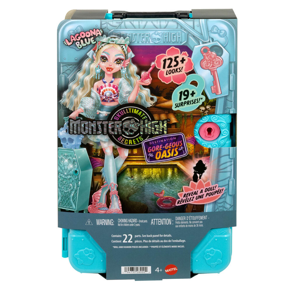 Monster High Skulltimate Secrets Muñeca Destination: Gore-geous Oasis - Lagoona Blue