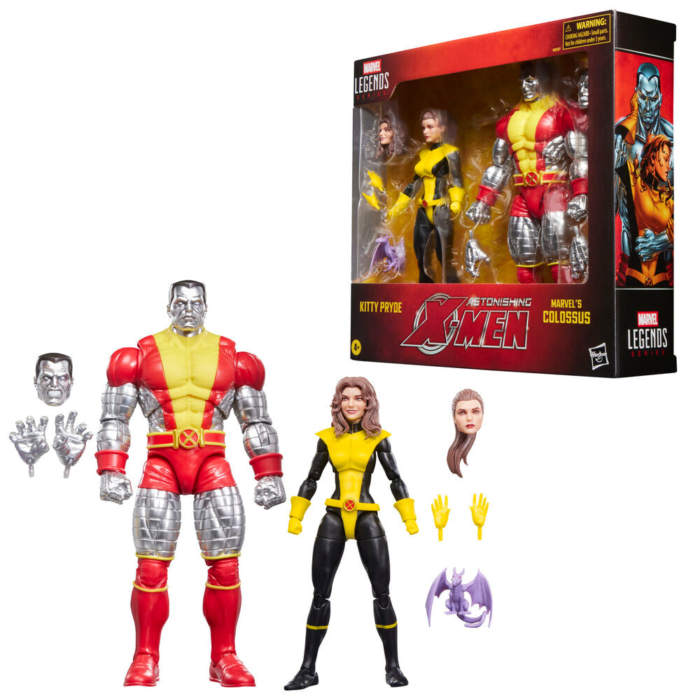 Astonishing X-Men Marvel Legends Pack de 2 Figuras Kitty Pryde & Marvel's Colossus 15 cm