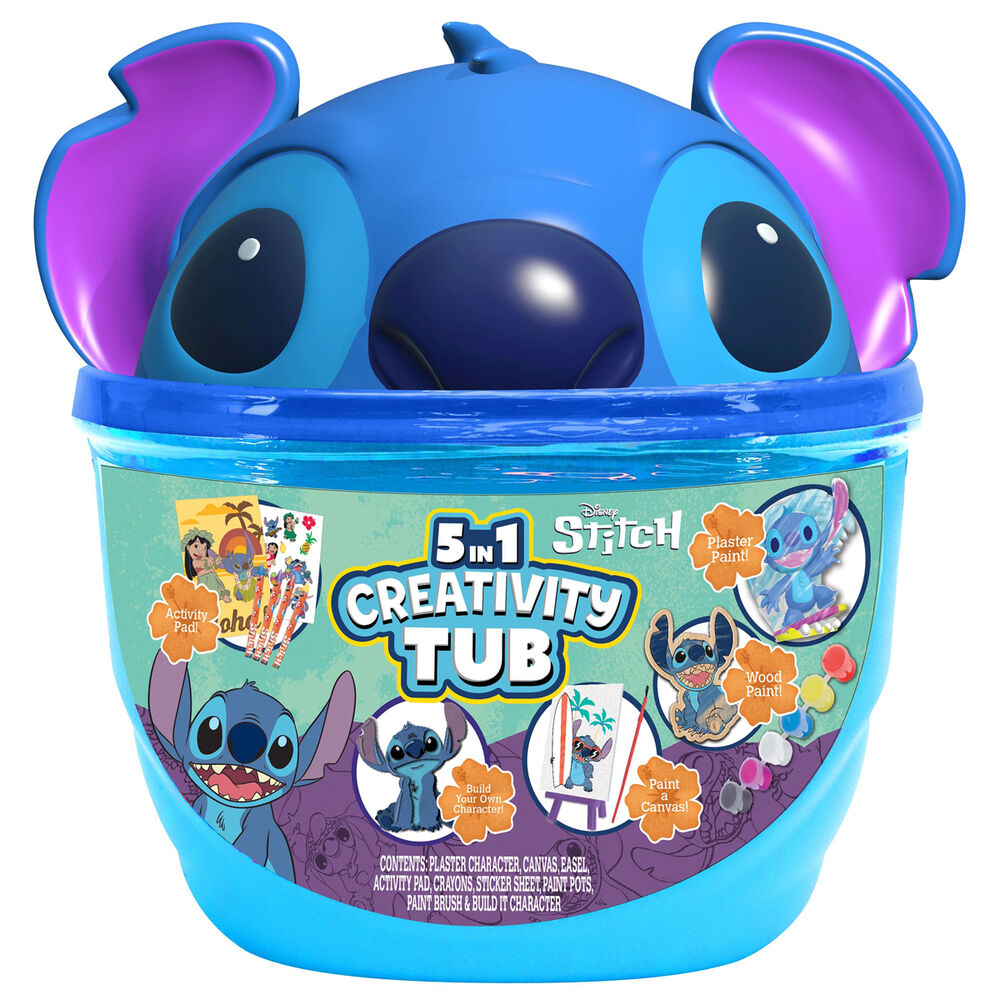Set papeleria cubo Stitch Disney Frikytopia