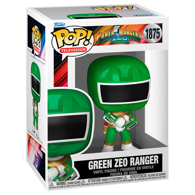 Power Rangers Zeo POP! Movies Vinyl Figuren Zeo Ranger Green 9 cm