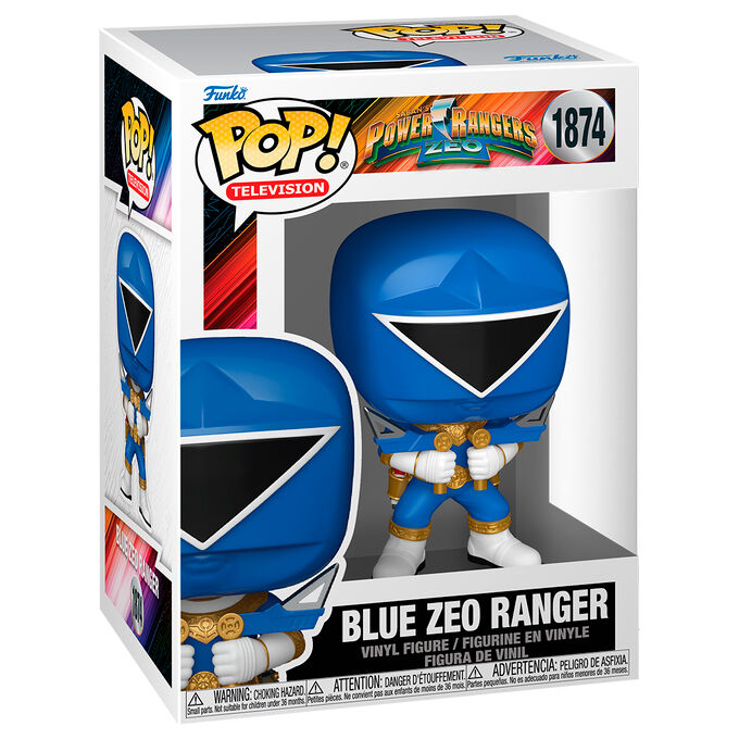 Power Rangers Zeo POP! Movies Vinyl Figuren Zeo Ranger Blue 9 cm