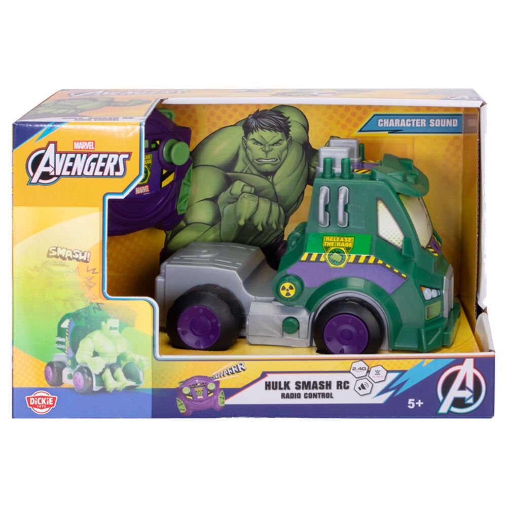 Veículo rádio controlo Hulk Smash Marvel Avengers