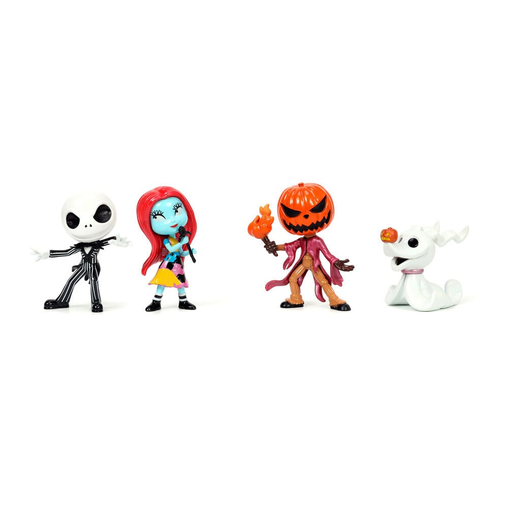 Blister 4 figuras metalfigs O Pesadelo Antes do Natal Disney 7 cm