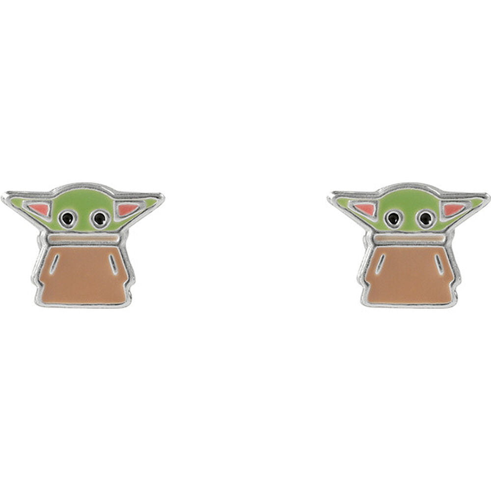 Pendientes Grogu The Mandalorian Star Wars plata Frikytopia