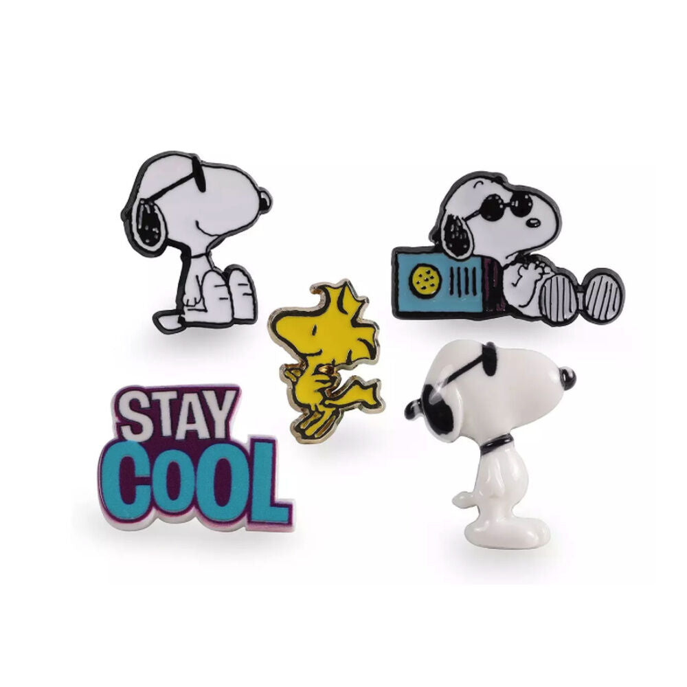 Set 5 pins Snoopy Peanuts Frikytopia