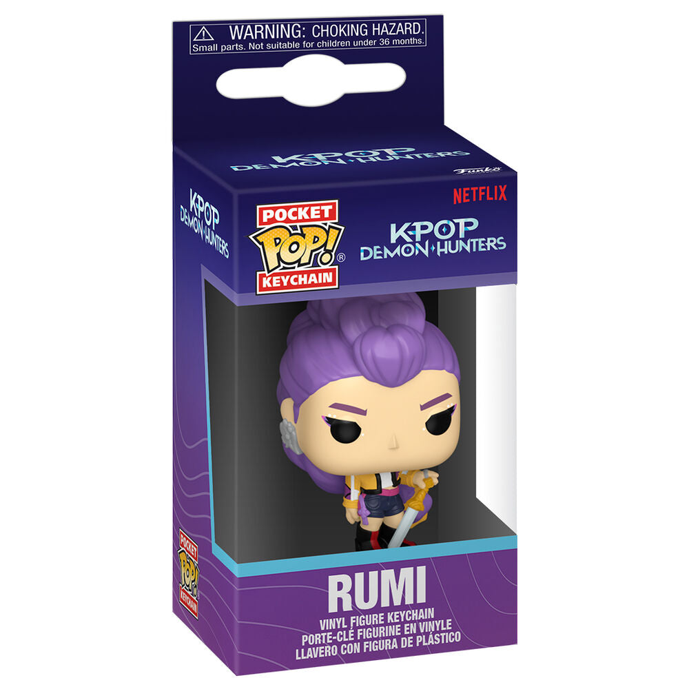 Porta-chaves Pocket POP KPop Demon Hunters Rumi
