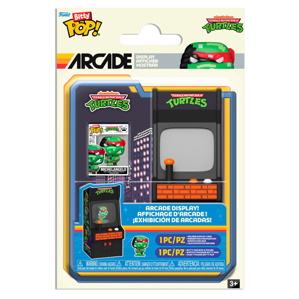 Tortugas Ninja Bitty POP! Arcade Claw Vinyl Figura
