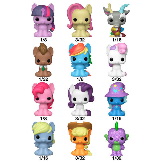 Mi pequeño pony Display de 32 Figuras Bitty POP! Single Vinyl PDQ 2,5 cm