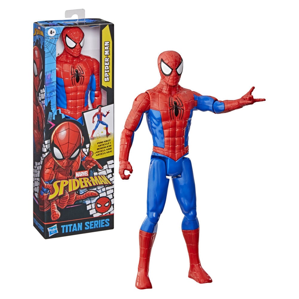 Figura Spiderman Titan Series Spider-Man Marvel 30cm Frikytopia
