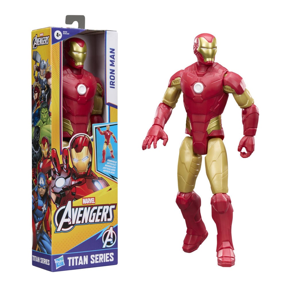 Figura Iron Man Titan Series Los Vengadores Avengers Marvel 30cm Frikytopia