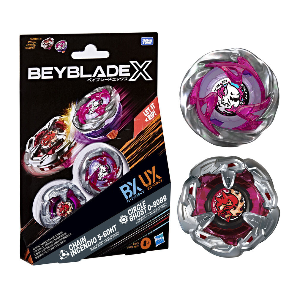 BEYBLADE X DUAL PACK ASSSORTMENT (12)