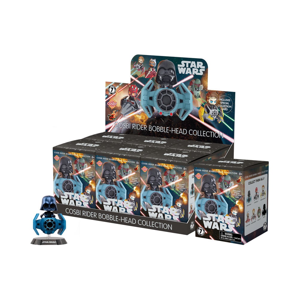 Star Wars Cabezón Cosbi Rider Bobble Hero 6 cm Cajas Sorpresa Expositor (6)