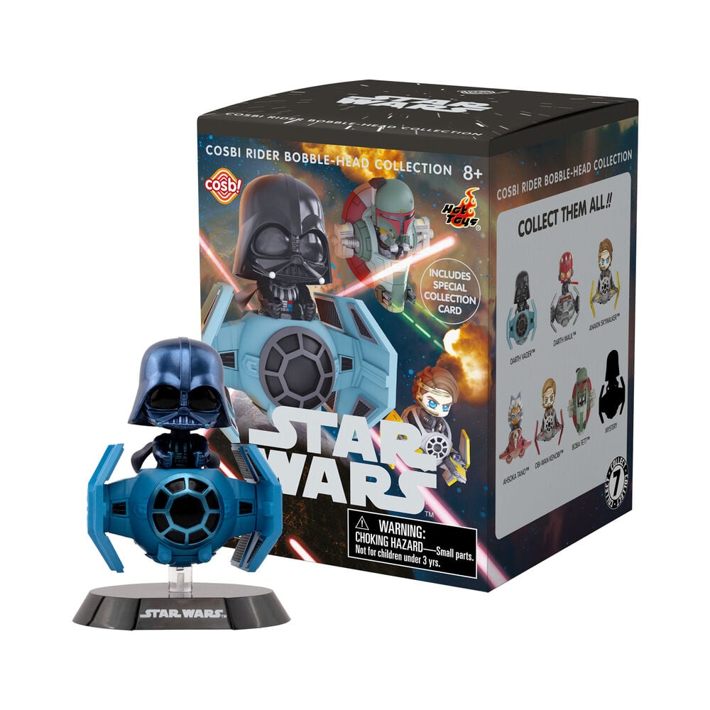 Star Wars Cabezón Cosbi Rider Bobble Hero 6 cm Cajas Sorpresa Expositor (6)