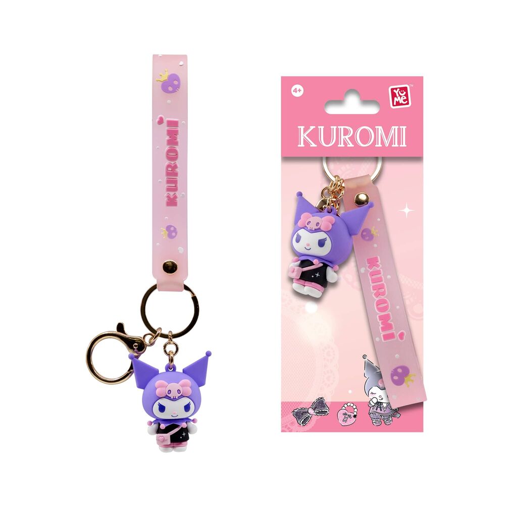 Sanrio Llaveros Kuromi Cute Outfit Series Kuromi Expositor (12)