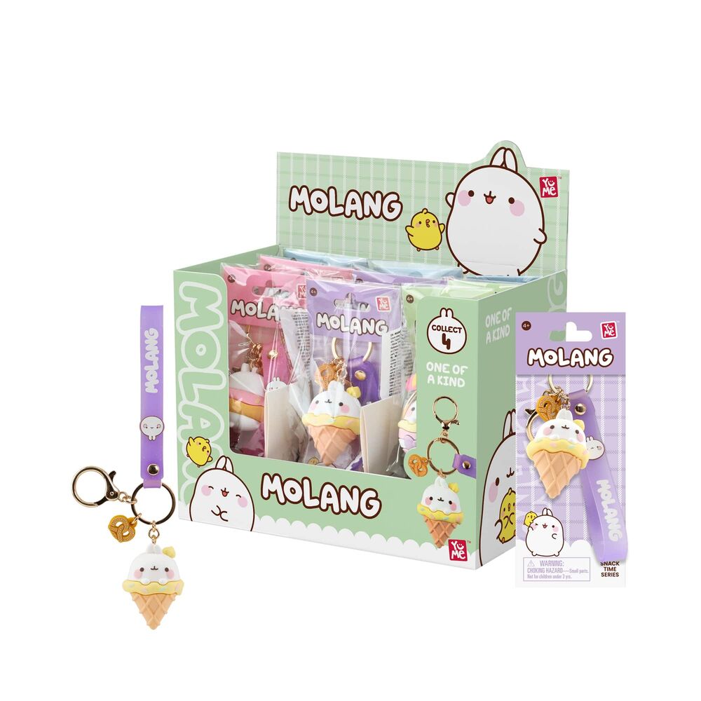 Molang Llaveros Snack Time Series Expositor (9)