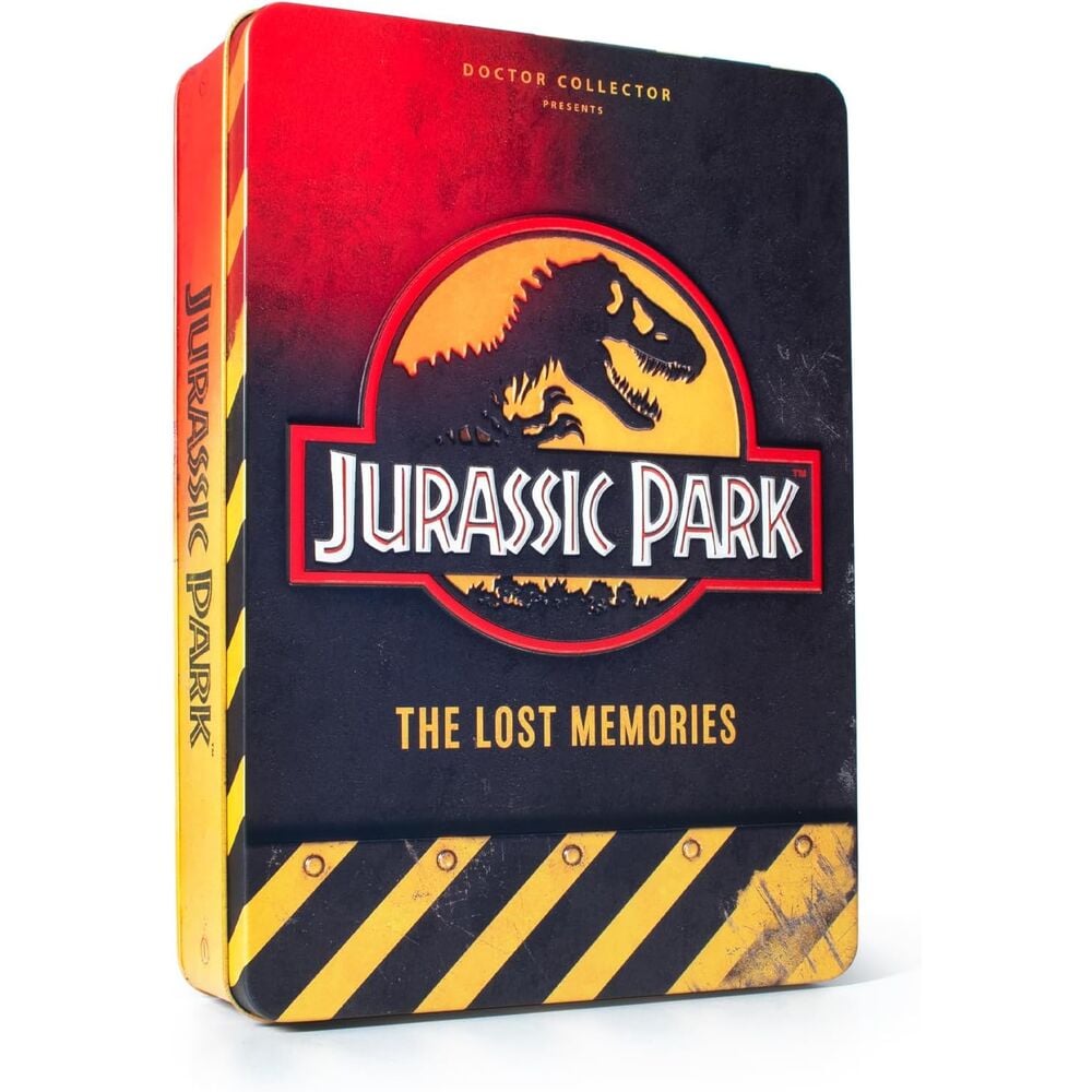 Caja metalica Los Recuerdos Perdidos Jurassic Park Frikytopia