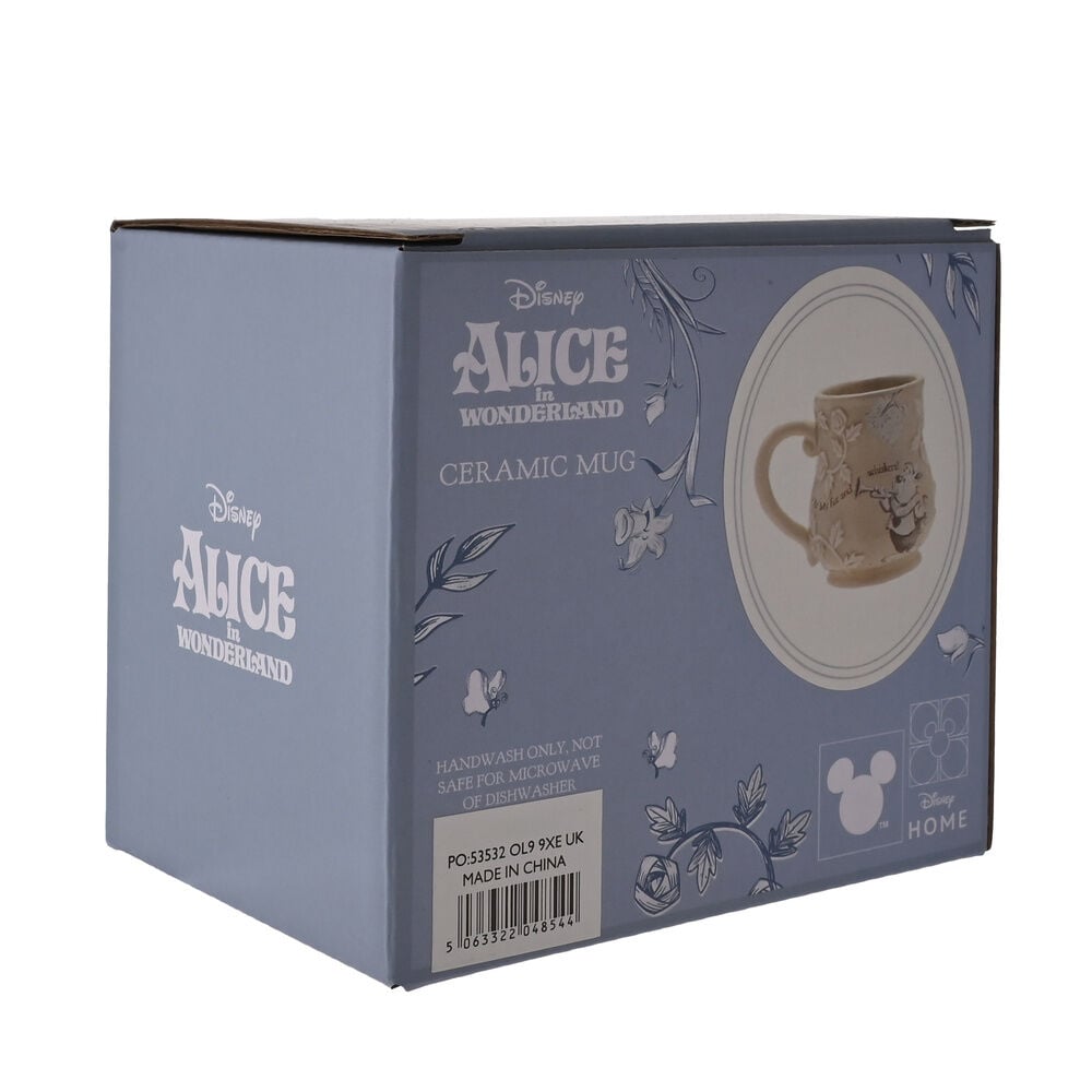 Taza Conejo Blanco Alicia en el Pais de las Maravillas Disney