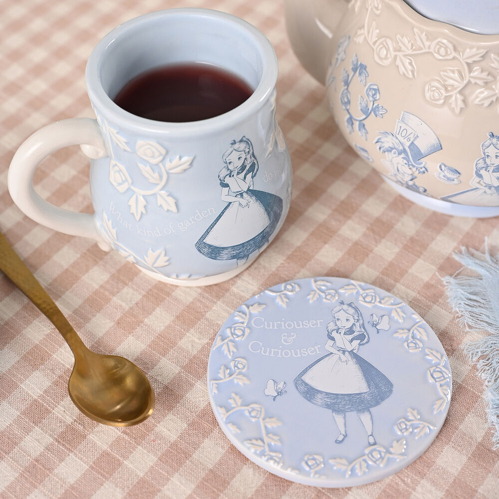 Set 4 posavasos Alicia en el Pais de las Maravillas Disney