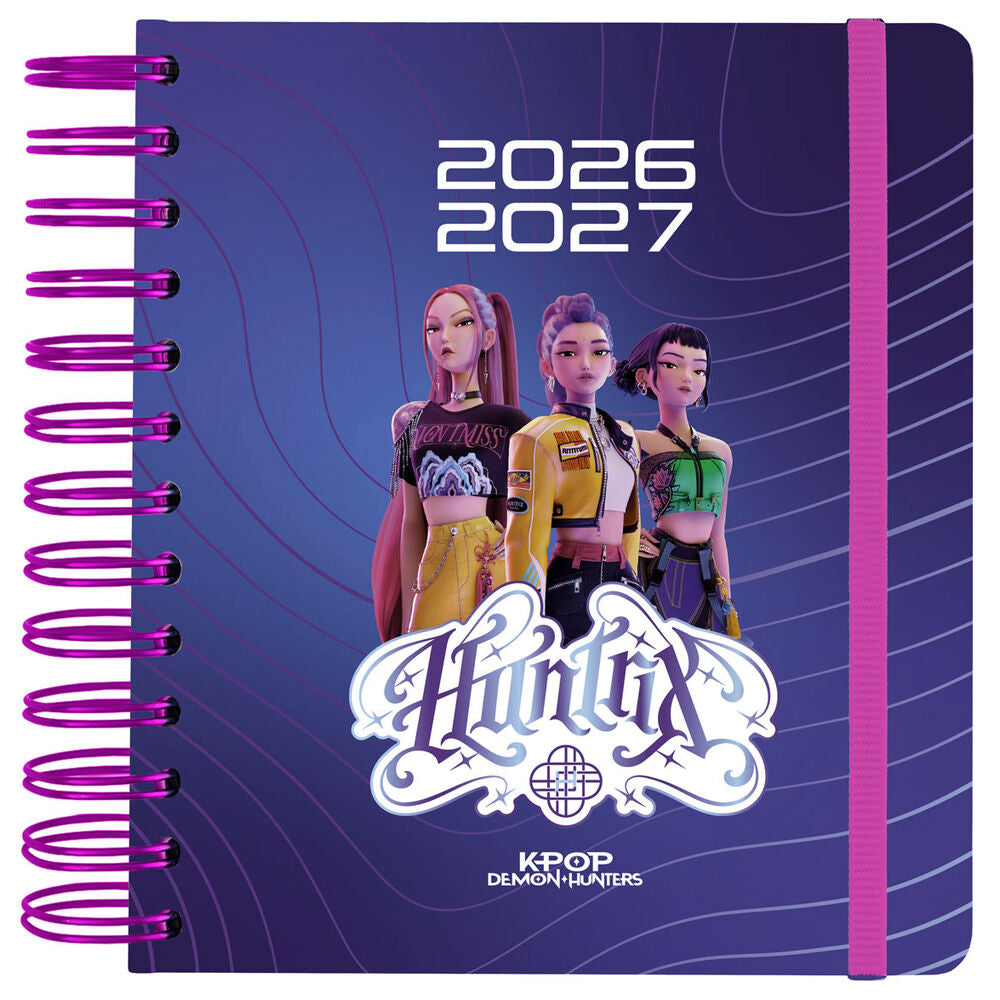 Agenda Escolar KPop Demon Hunters 2026/2027 Frikytopia