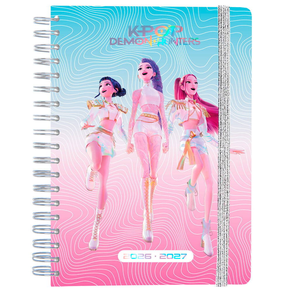 Agenda Escolar KPop Demon Hunters 2026/2027 Frikytopia
