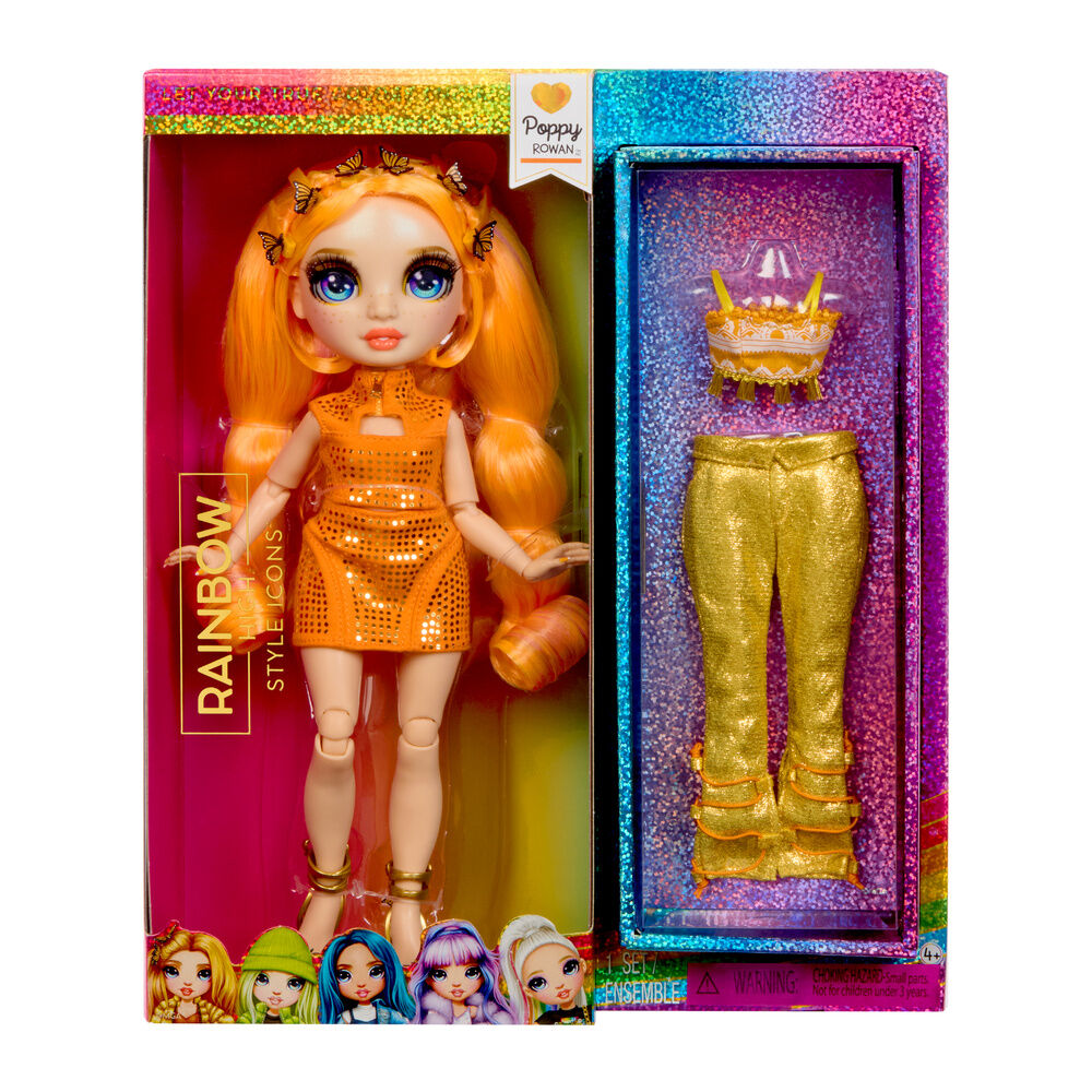 Muñeca Poppy Style Icons Fashion Dolls Rainbow High Frikytopia