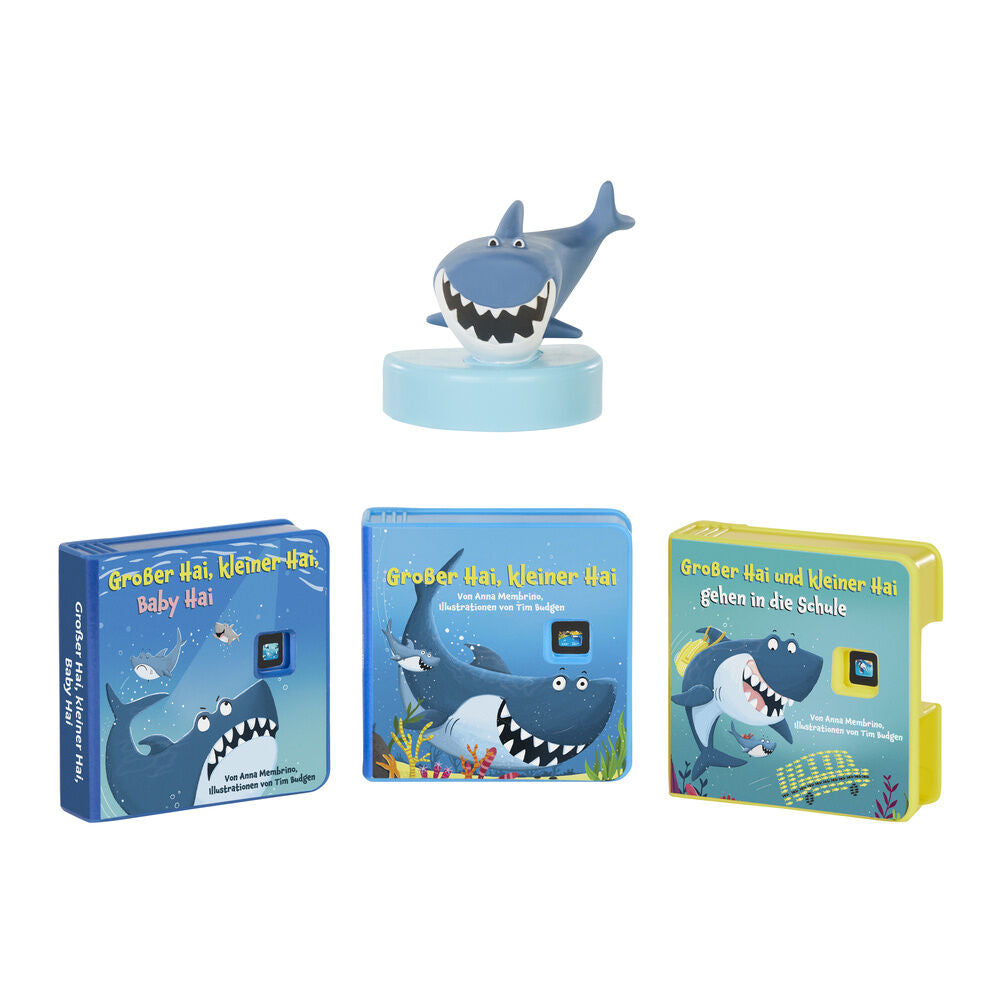 Conto Big Shark, Little Shark Story Dream Machine português Frikytopia