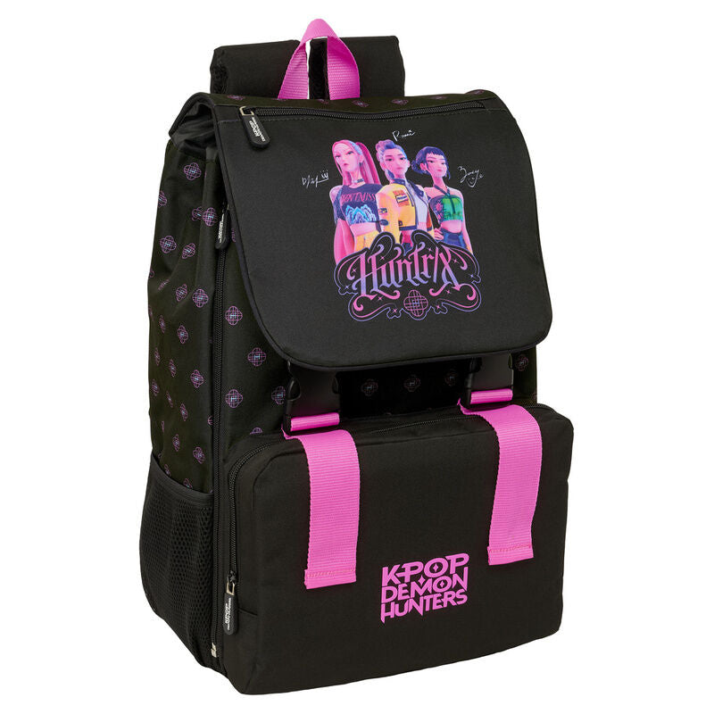 Mochila Negra Kpop Demon Hunters Frikytopia