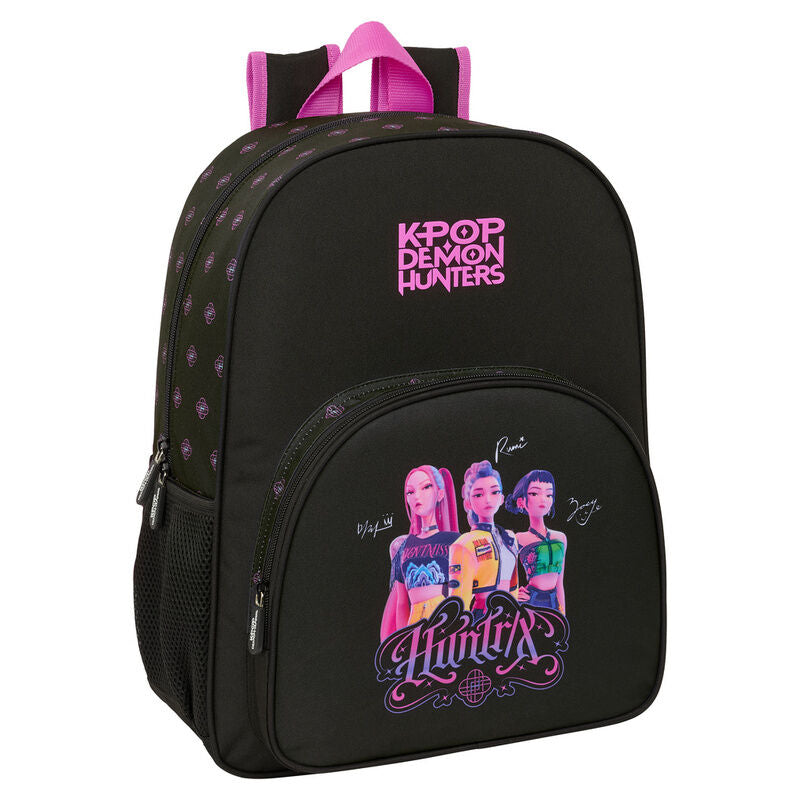Mochila Negra Kpop Demon Hunters Frikytopia