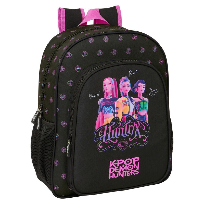 Mochila Negra Kpop Demon Hunters Frikytopia