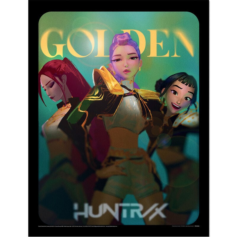 Cuadro KPop Golden Demon Hunters Frikytopia