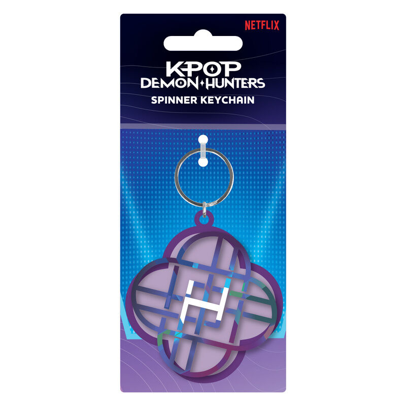 KPop Demon Hunters Llavero metálico Spinner Huntrix