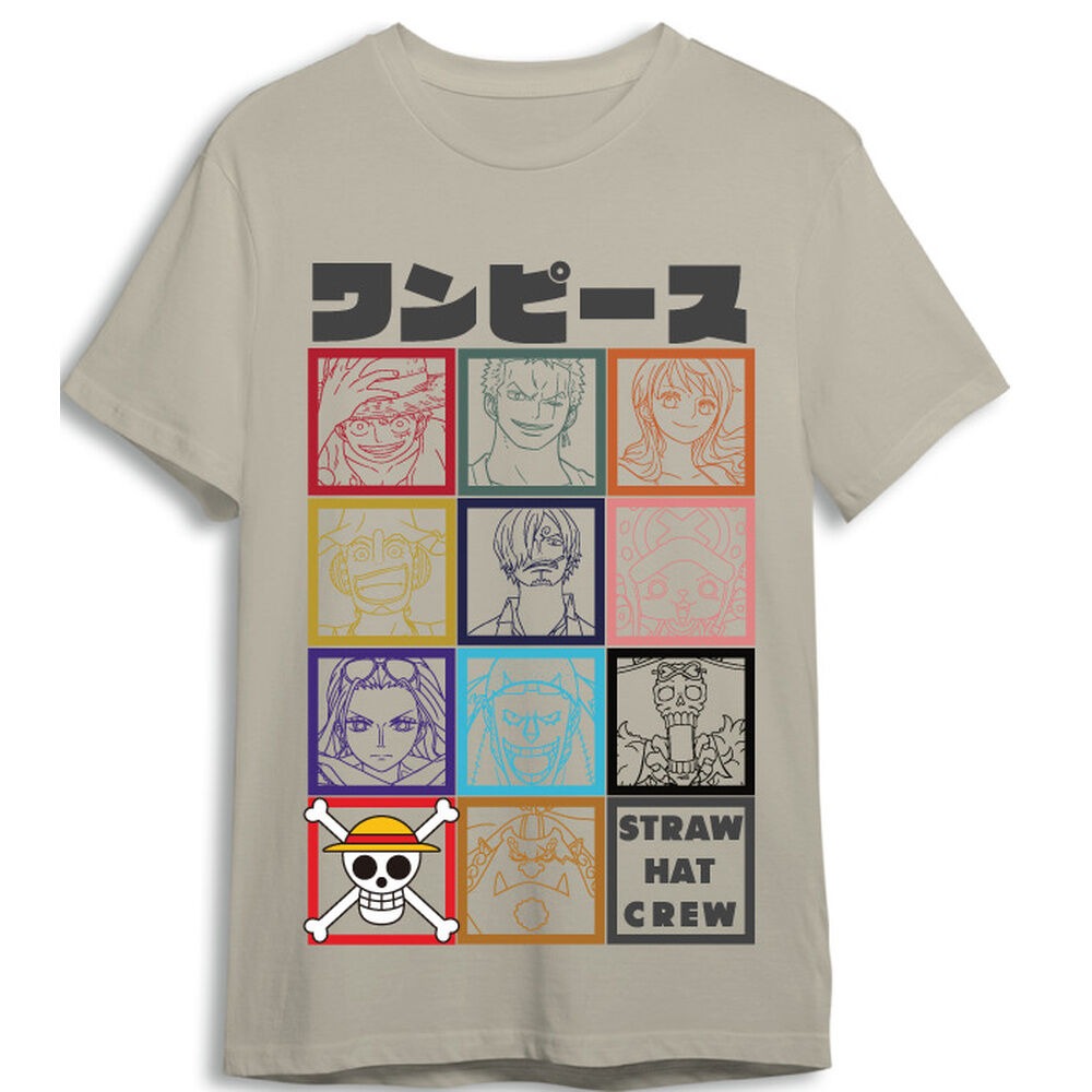 Camiseta Straw Hat Crew One Piece adulto Frikytopia