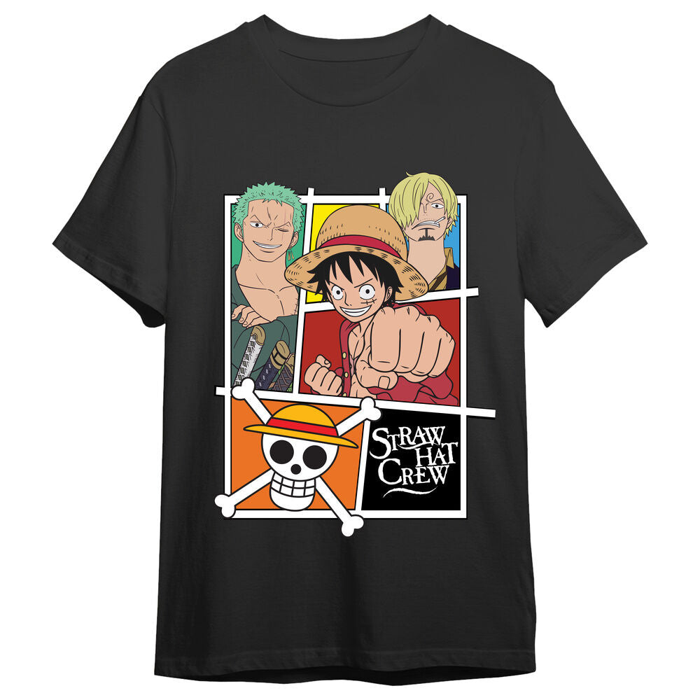 Camiseta Straw Hat Crew One Piece adulto Frikytopia