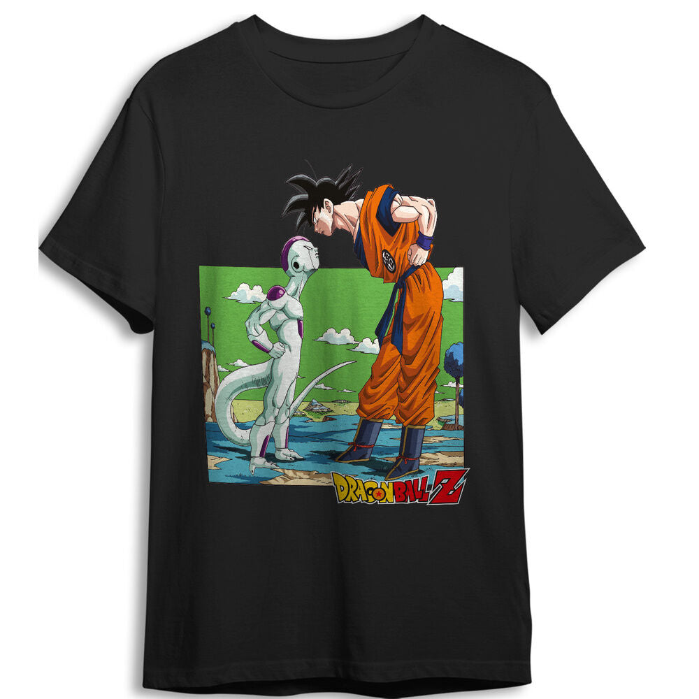 Camiseta Goku vs Frieza Dragon Ball Z adulto Frikytopia