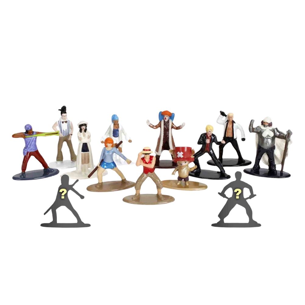 One Piece Nano Metalfigs Figuras Mini Blind Pack 5 cm Expositor (24)