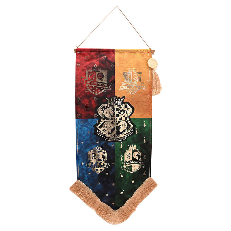 Estandarte Casas Hogwarts Harry Potter Frikytopia