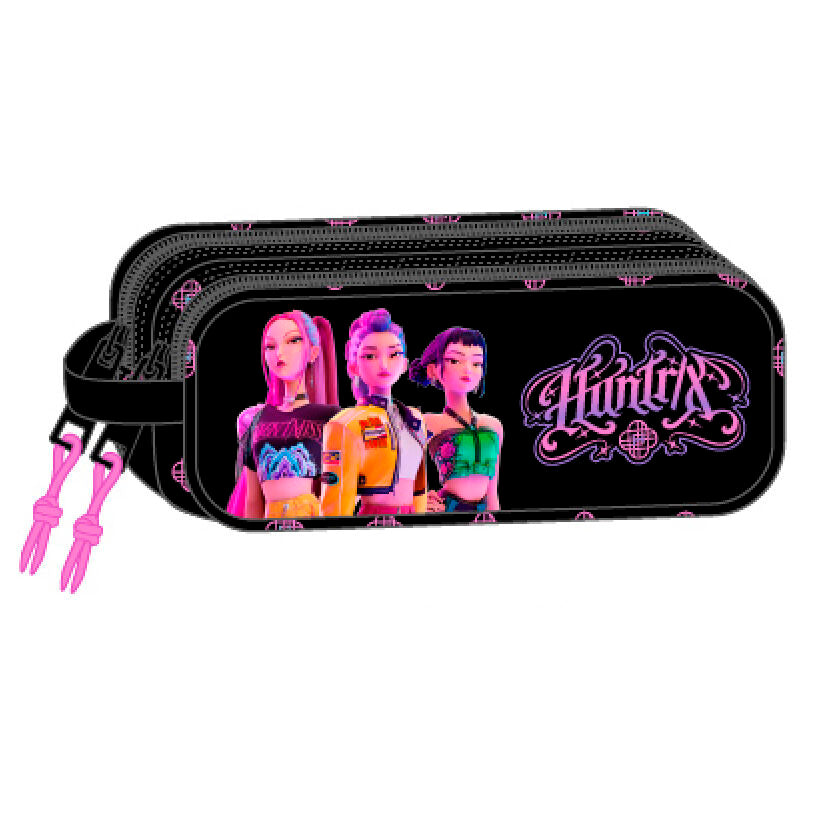 Portatodo 3D Negra KPop Demon Hunters doble Frikytopia
