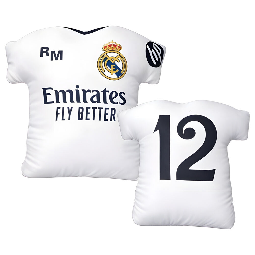 Cojin 3D Camiseta Real Madrid 40cm Frikytopia