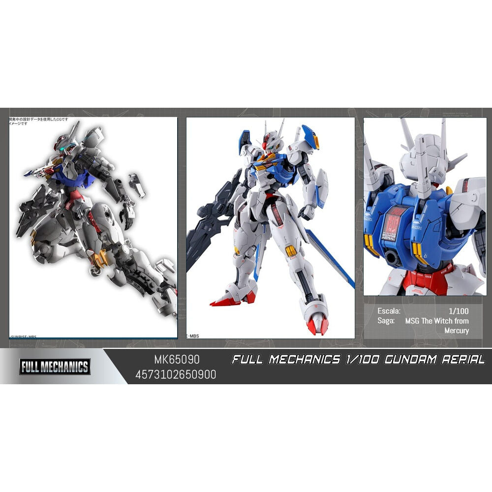 Maqueta Gundam Aerial Full Mechanics 1/100 Mobile Suit Gundam